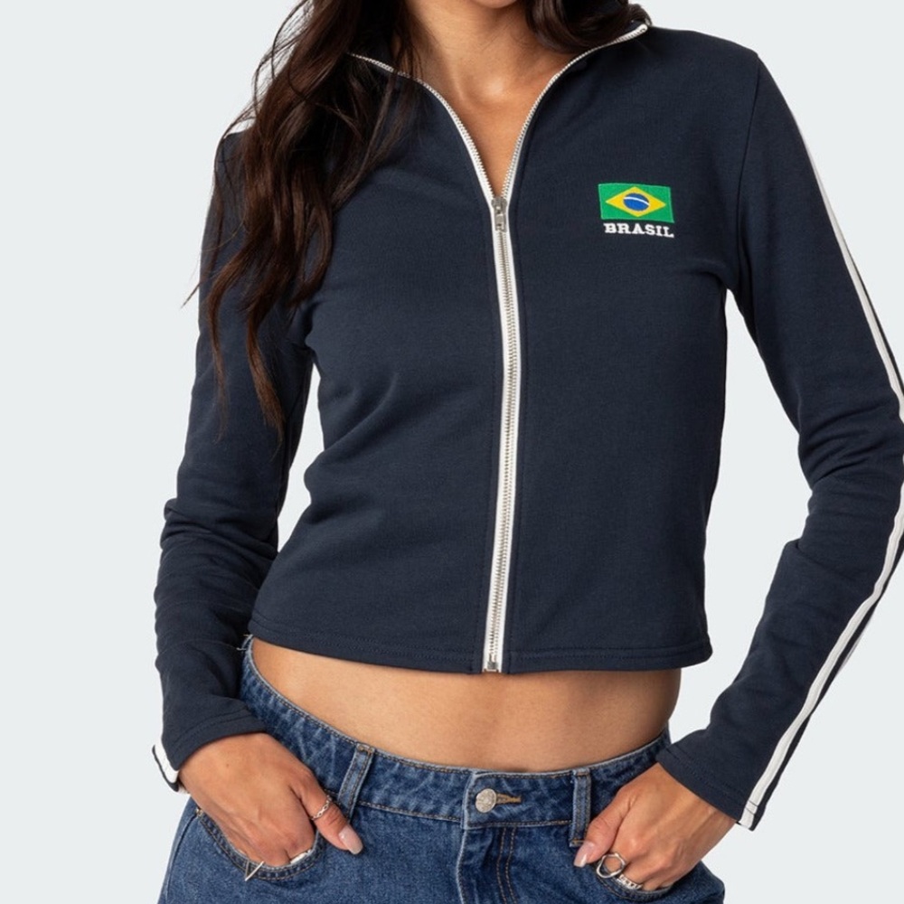 Brazil zip up